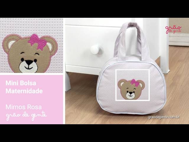 Bolsa Maternidade Mimos Rosa | Ref: 54254