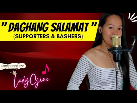 "DAGHANG SALAMAT" [Supporters & Bashers] PARODY SONG | LADYGINE