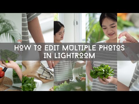 How To Edit Multiple Photos In Lightroom | Tutorial