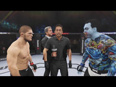 Khabib vs. Blue Zombie - EA Sports UFC 2 - Eagle Fights 🦅