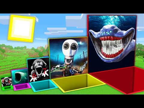 WHAT INSIDE this ALL PITS SEA MONSTERS | E.L.B.E.R.R | SIX SEVEN KID | EL GRAN MAJA in Minecraft ?