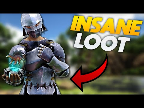 Duo Raiding A RICH Pearl Cave For INSANE LOOT - ARK