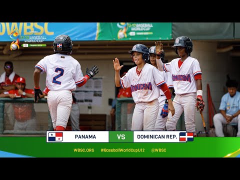 HIGHLIGHTS – Panama vs. Dominican Republic – WBSC U-12 Baseball World Cup