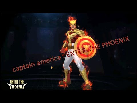 Marvel Future Fight | All skill | captain america : ENTER THE PHOENIX