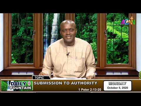 DAILY FOUNTAIN DEVOTIONAL GUIDE FOR OCTOBER 5 2020 - EVANG. EMEKA ORJI