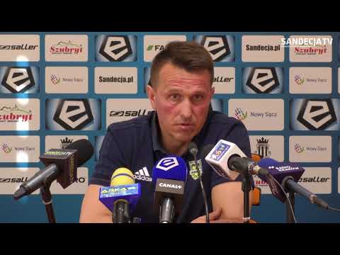 2018-04-22 Sandecja - Arka Gdynia 3-1 (0-0), Leszek Ojrzyński