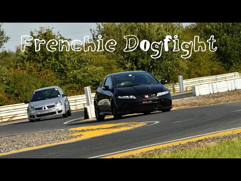 Blyton Park - Togue Battle 2 - Honda Civic Type R vs Renault Clio Sport 172 - Multicar Cam