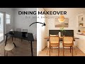 Small Dining Area Makeover IKEA Bench Hack