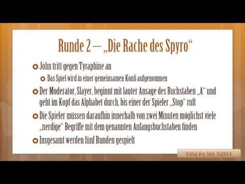 Schlag den John Staffel 4 - Runde 2: Der größere Nerd ('Spyro's Rache') [German/Deutsch Gameshow]