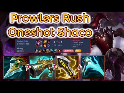 New Prowlers Rush Assassin Shaco - S13 Ranked [League of Legends] Full Gameplay - Infernal Shaco