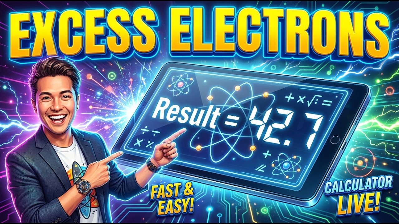 Excess Electrons Interactive Calculator