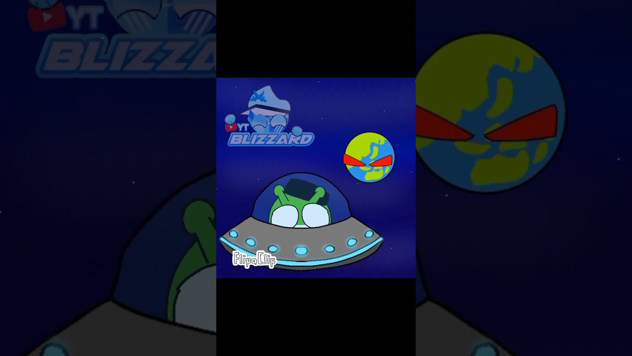Green indo the alien🤓🛸/#countryballs /#meme #flipaclip #shorts