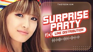 Surprise Party - f(x) (에프엑스) | Line Distribution