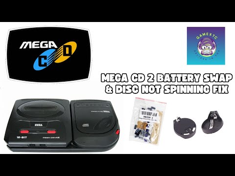 How to Repair the Sega Mega CD Model 2: Solutions for a Non-Spinning Disc and Battery Replacement