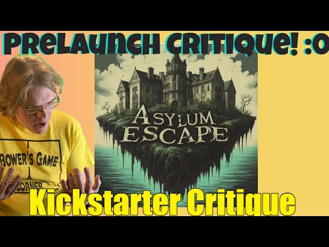Asylum Escape: A whimsical horror tabletop card game.- FIVERR BABY! -Kickstarter Critique Review