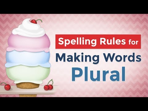 Grammar Tutorial - Spelling Rules for Making Words Plurals
