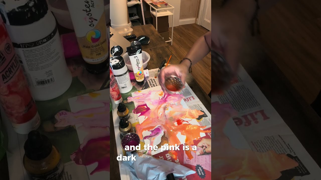 Colour experimentation | Fluid Acrylic Art #abstractart #art #fluidart