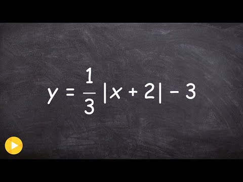 Graphing an absolute value equation with transformations