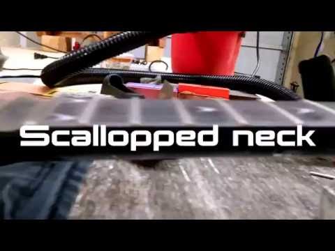 Scallop Fret - guitar neck mod DIY-  guitar fretboard