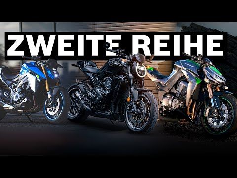 1000cc naked bikes from the second row - Suzuki/Honda/Kawasaki