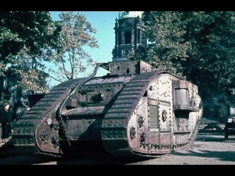 British WW1 Tanks - Battle of Berlin 1945