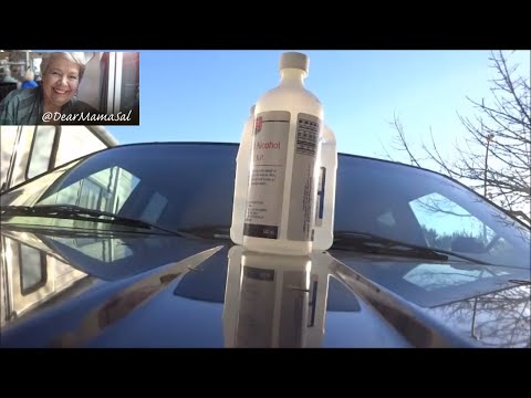 Squeaky windshield wipers? Easy Peasy fix