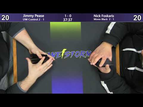 Jimmy Pease (UW Control) vs Nick Foskaris (Mono Black) - Friday Night Standard 11/01/19