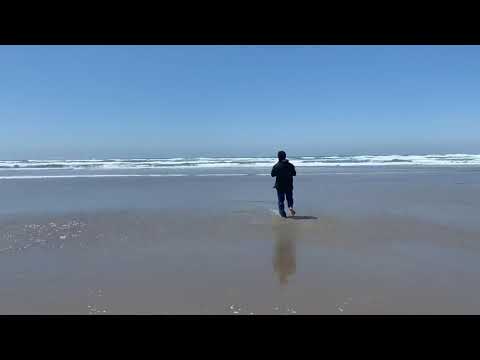 Hriday 1st visit Pacific Ocean Beach