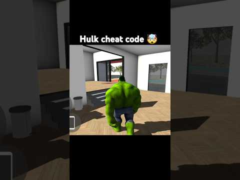 Hulk cheat code in Indian bike driving 3d 🤯 | #viral #hulkcheatcode #shorts #eyecatchy #trollers