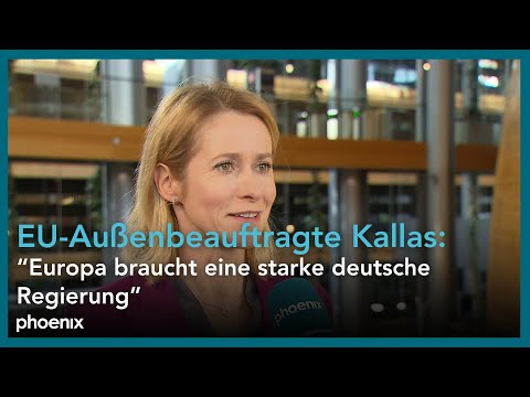 Gescheiterte Merz-Wahl und Ukraine-Unterstützung: Kaja Kallas (EU-Außenbeauftragte) im Interview