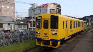 preview picture of video '島原鉄道キハ2500形 諫早駅到着 Shimabara KiHa2500 series DMU'