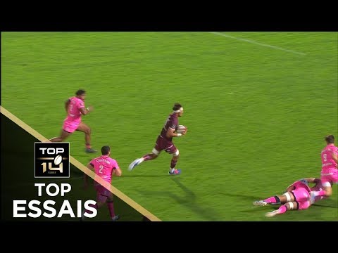 TOP Essais de la J04– TOP 14 – Saison 2019-2020