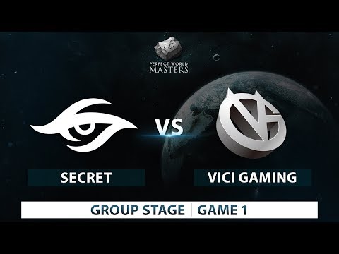 Secret vs Vici Gaming | Game 1 | Perfect World Masters | Playoffs