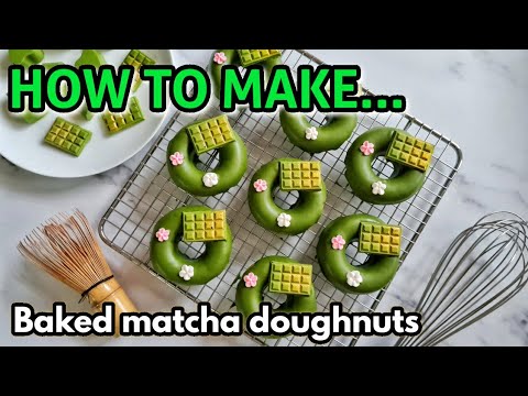 Recette Donuts au glaçage matcha