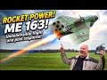 ​Maiden Flight Struggles Durafly ME 163B Komet RC Rocket Plane ️