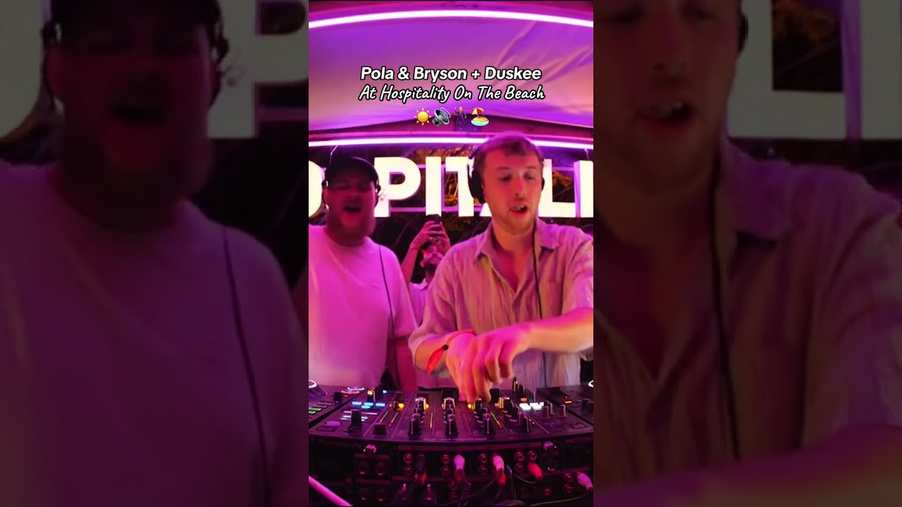 Pola & Bryson beachside sessions 🤌☀️ #shorts #festival