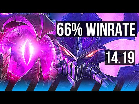 VEL'KOZ vs KASSADIN (MID) | 66% winrate, 6/1/2, Dominating | EUW Diamond | 14.19