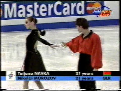 Tatiana Navka & Nikolai Morozov BLS - 1997 World Figure Skating Championships Original Dance