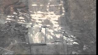 Raw aerials: Crews blast near U.S. 42, Gene Snyder for Bridge Project