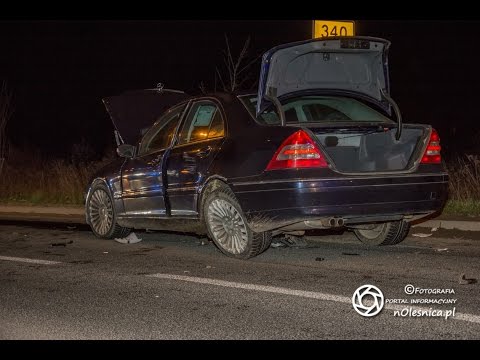 Wypadek w Dobroszycach - 5 osób poszkodowanych, jeden nietrzeźwy