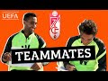 GRANADA Teammates: ÁNGEL MONTORO and LUIS MILLA