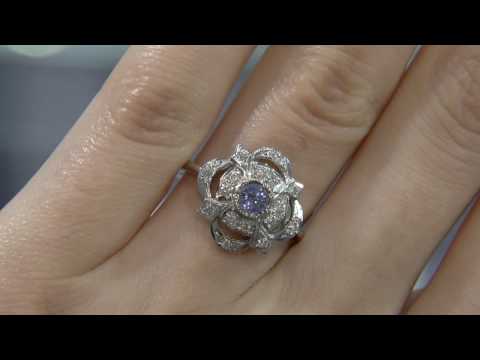 00612-MTC002-Diamond & Sapphire Antique Ring