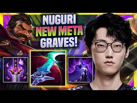 NUGURI CRAZY NEW META GRAVES TOP IN EUW SOLOQ! - FPX Nuguri Plays Graves TOP vs Jayce!