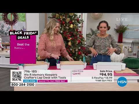 We R Memory Keepers Crafter's Lap Desk with Tools