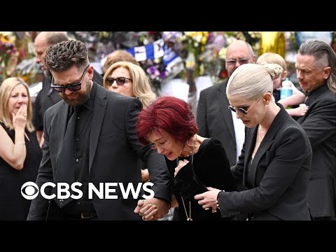 Ozzy Osbourne fans flood Birmingham streets to mourn late music icon