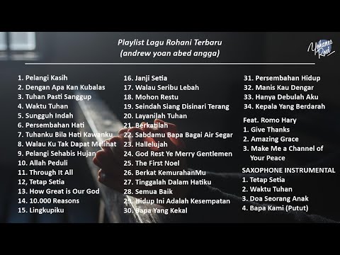 Playlist Lagu Rohani Terbaru 2022 FULL 3 JAM (Cover) By Andrew Yoan Abed Angga