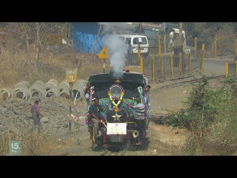 Trial Run Of 102 Year Old Narrow Gauge Steam Loco From DHR : 794B on Neral-Matheran Toy Train Route.