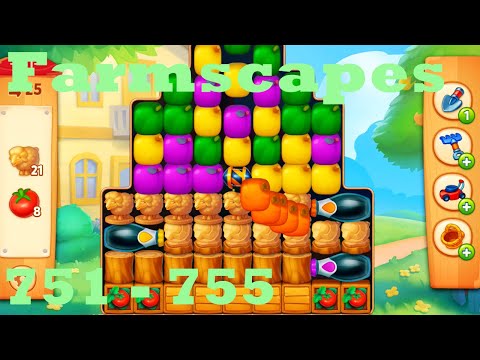 Farmscapes Level 751 - 755 HD Gameplay Walkthrough |  3 - match game | android | ios | pc | app