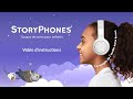 StoryPhones Casque d'écoute bleu avec 2 Disney StoryShields