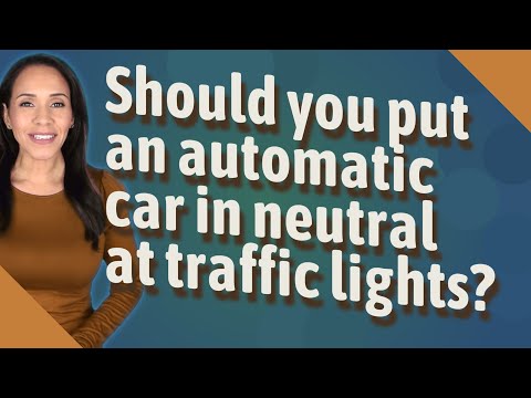 Should you put an automatic car in neutral at traffic lights?